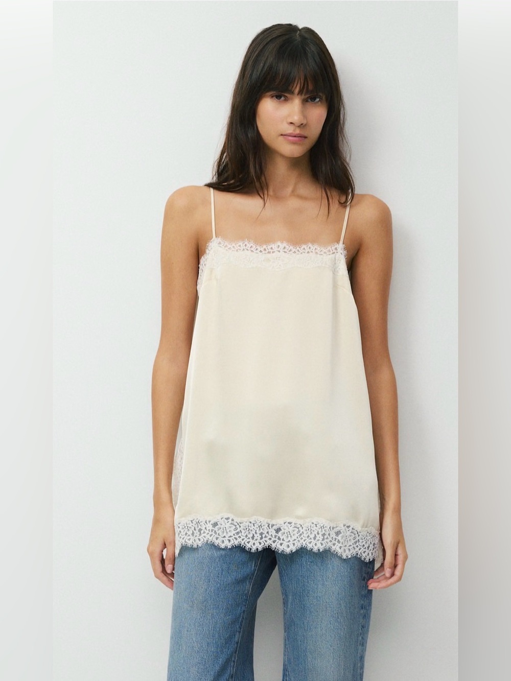 Aritzia Wilfred Serif Satin Camisole M NWT